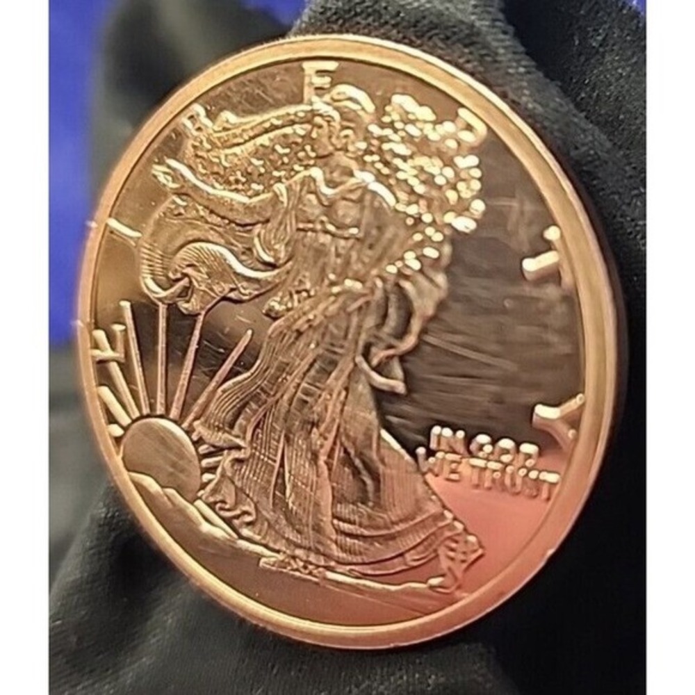 Golden State Mint Walking Liberty Round 1 oz .999 Fine 2013 Uncirculated - Picture 4 of 8
